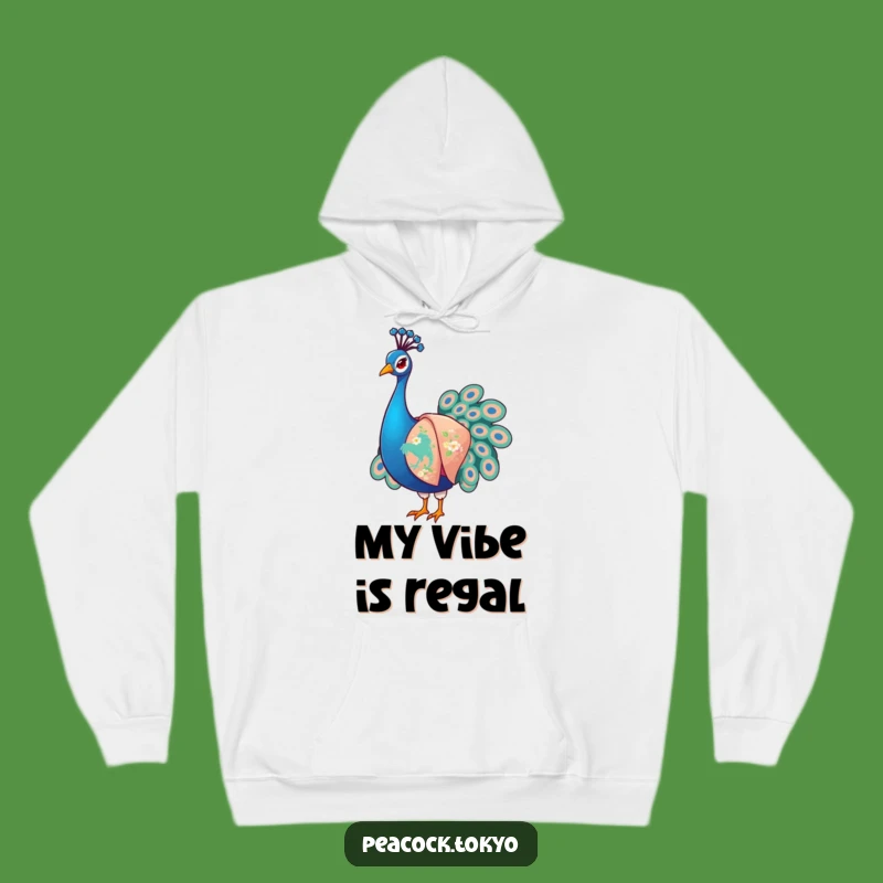 Funny Peacock Kimono Hoodie: Cozy & Chic Wearable Art for Gag Gifts